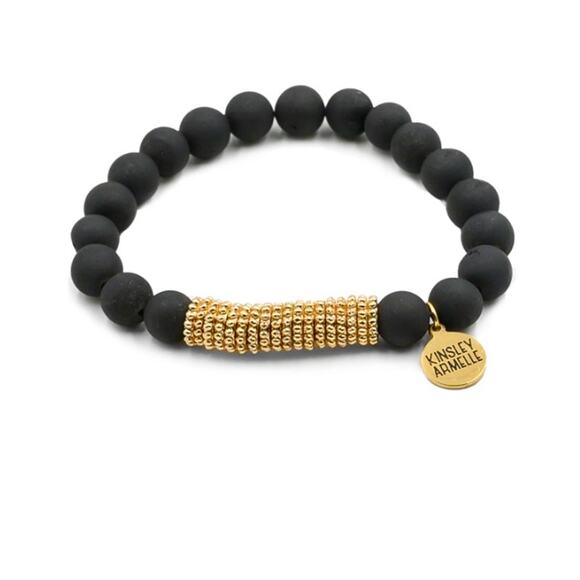 RETAIL $45 Kinsley Armelle Motley Collection Raven Bracelet*GORGEOUS* - Picture 1 of 1